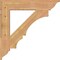 Ekena Millwork Balboa Traditional Smooth Bracket, Western Red Cedar, 5 1/2"W x 34"D x 34"H BKT06X34X34BOA01SWR - alternate 2